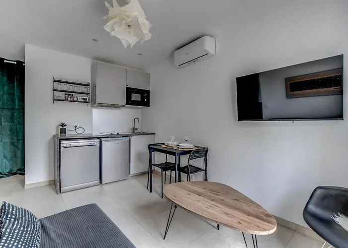 Les Cactus Bleus 35m2 , Quartier Des Minimes Apartman *
